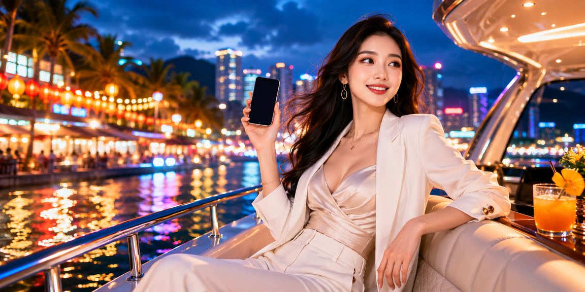 Người dùng Nha Trang duyệt mục thể thao 13wi trong khung cảnh chợ đêm